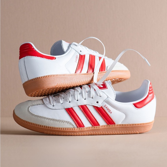 Adidas Samba Shoes in Solar Red - Picture 11 of 11